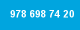 978 698 74 20 978 698 74 20